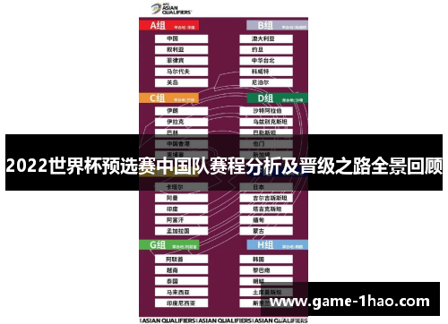 2022世界杯预选赛中国队赛程分析及晋级之路全景回顾